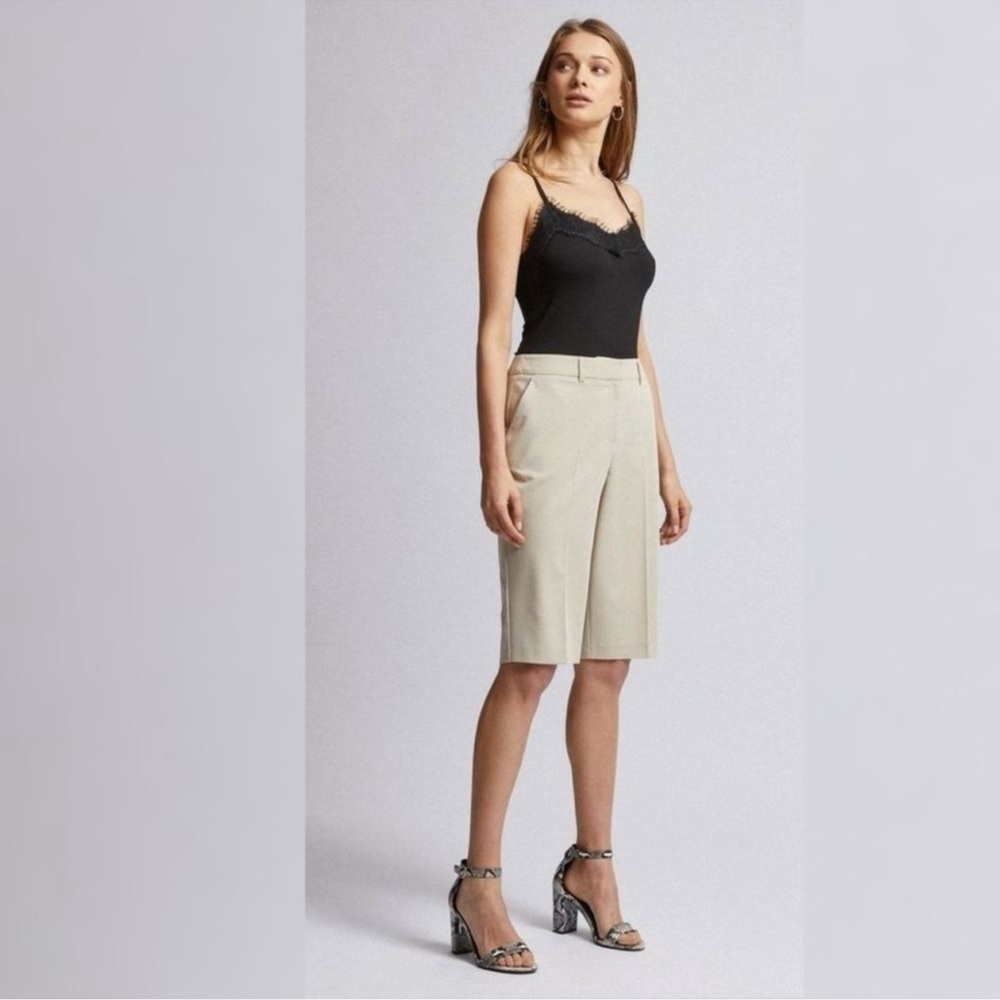 French Toast Khaki Young Womans Chino Shorts NWT - Picture 2 of 10